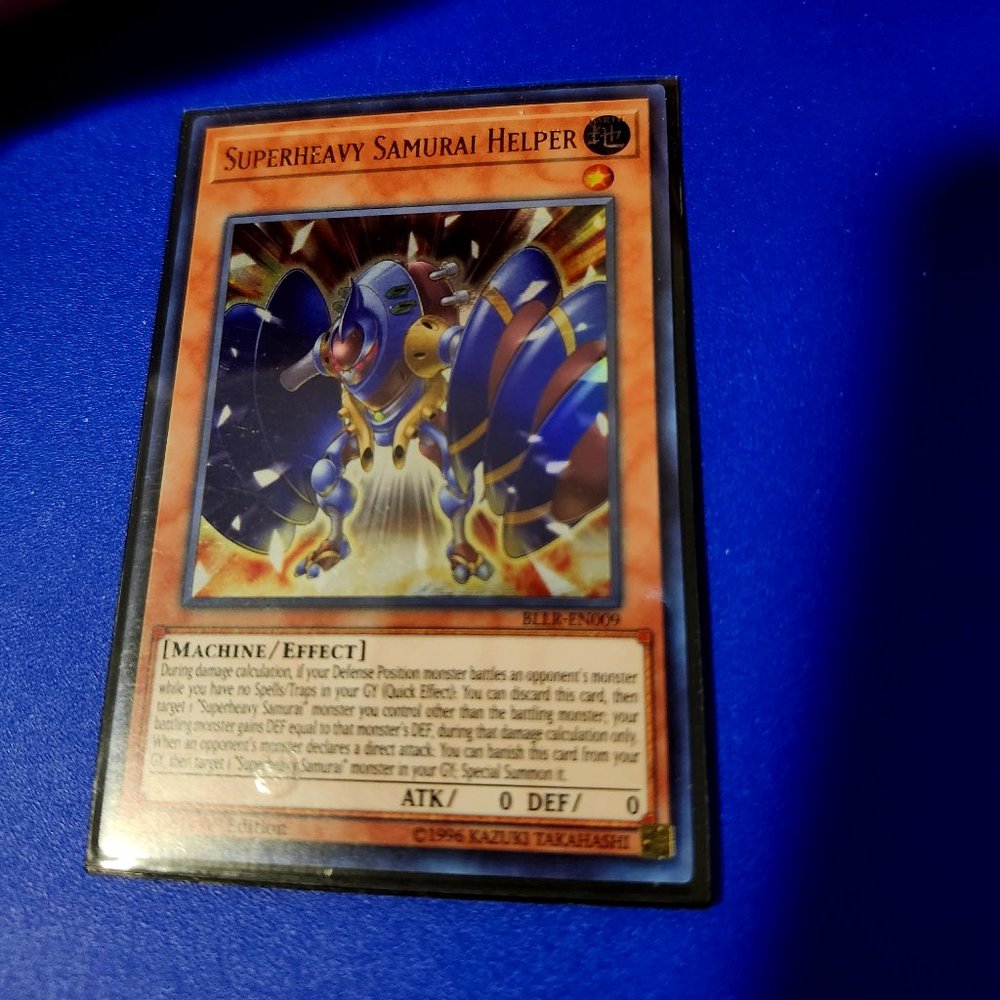 superheavy samurai helper bllr-en009 yu-gi-oh